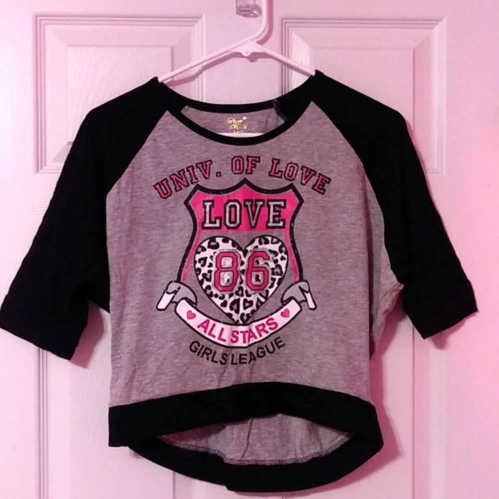 Glittery Black and Gray T-shirt